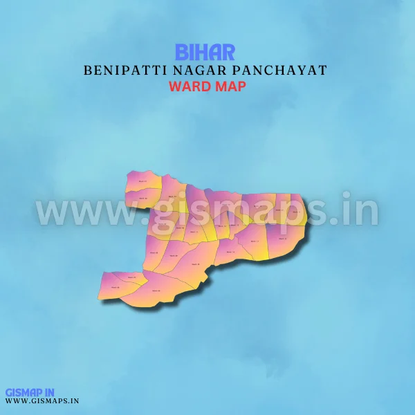 Benipatti Nagar Panchayat Ward Map